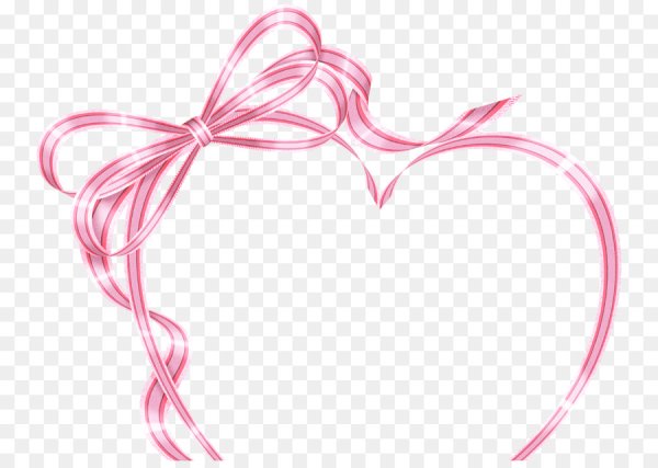 Рамка сердце розовое