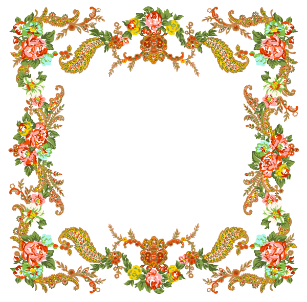 Рамка в народном стиле