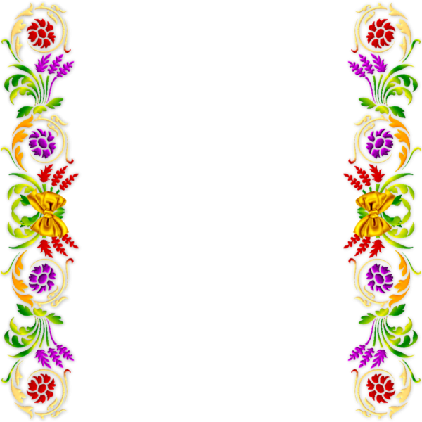 Узорный рамка цветной