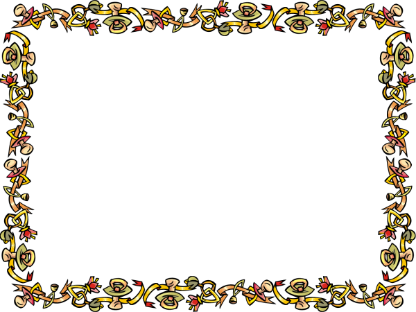 Рамочка в русском народном стиле