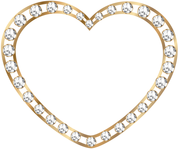 Рамка сердце на прозрачном фоне