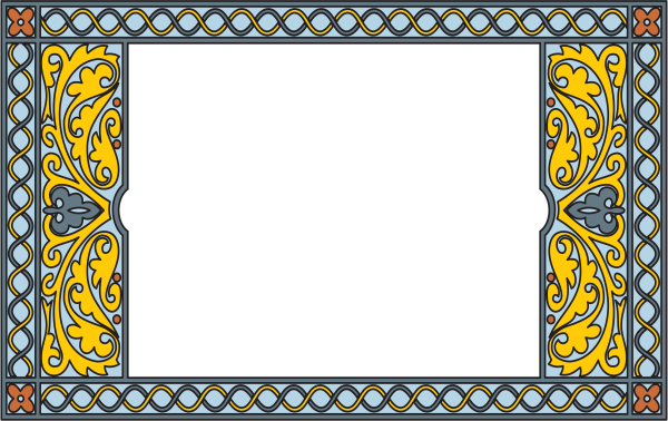 Восточный орнамент рамка