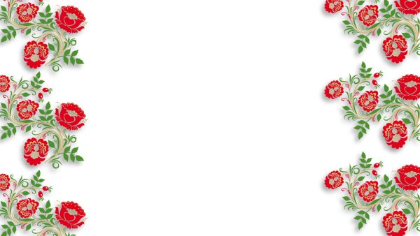 Рамка в русском народном стиле