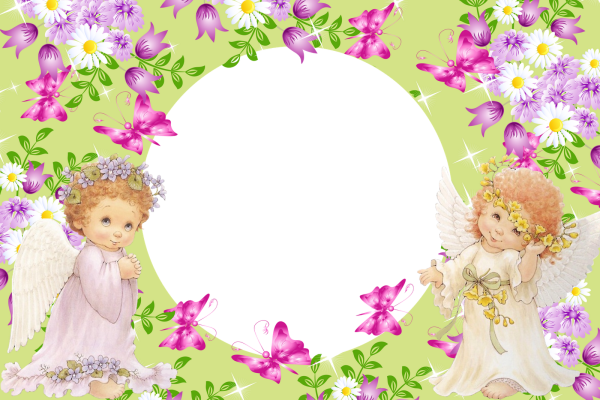 Рамка с ангелочками