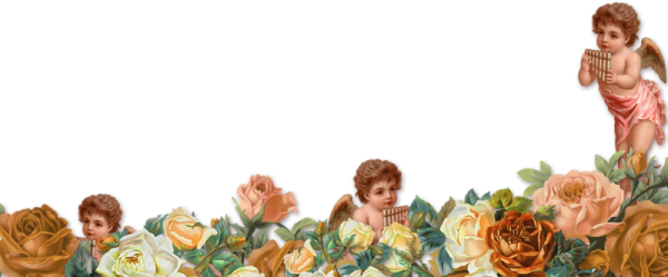 Рамка с ангелами для текста