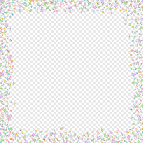 Рамка с блестками