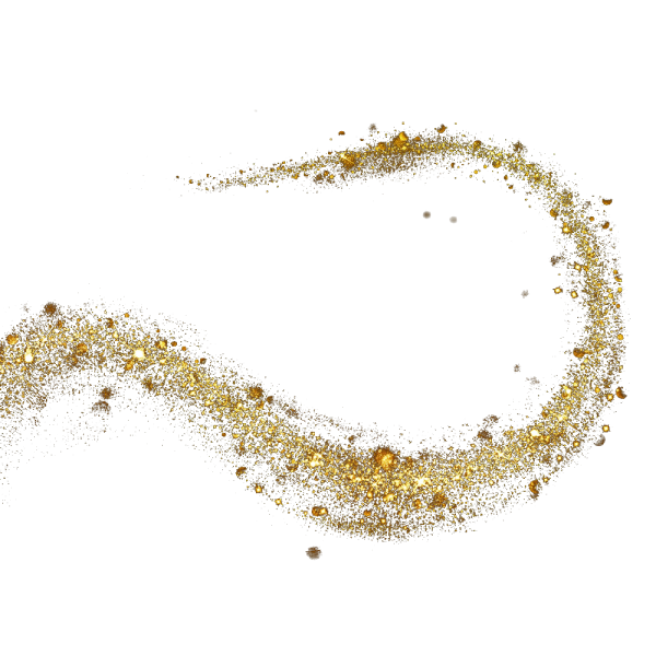 Золотые блестки