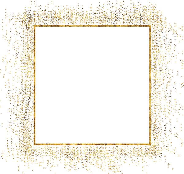 Золотая квадратная рамка