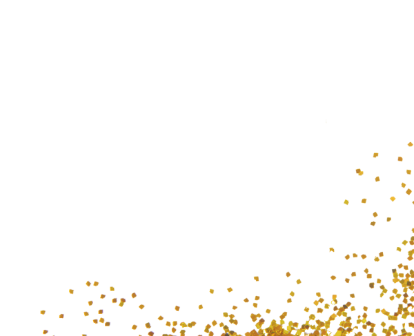 Золотые блестки конфетти