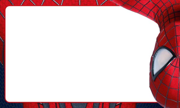 Рамка в стиле человек паук