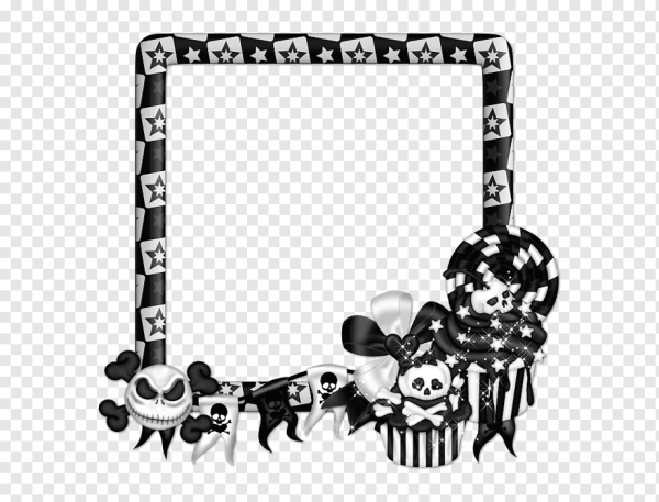 Череп в рамочке