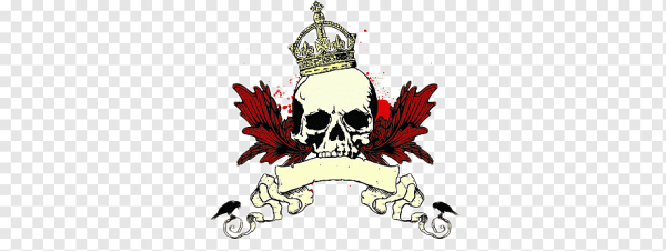 Череп с короной рисунок