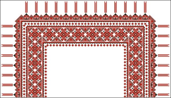 Рамка в народном стиле