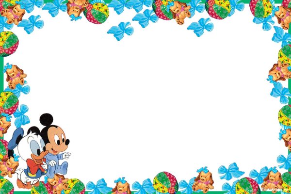 Рамки детский сад с детьми мультяшный