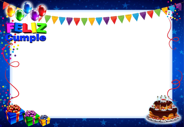 Рамка с днем рождения мальчику