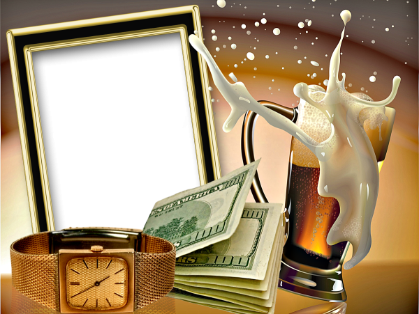 Рамка мужская с юбилеем