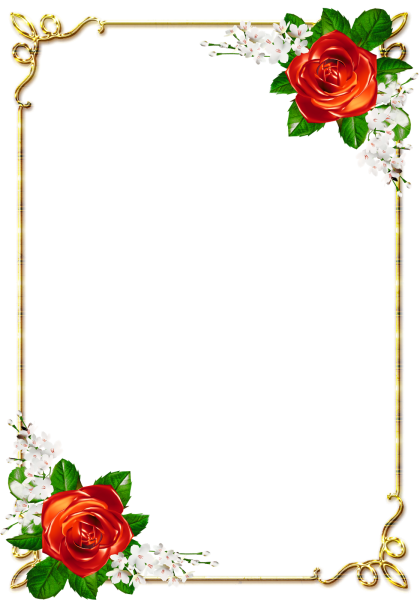 Рамка с цветами