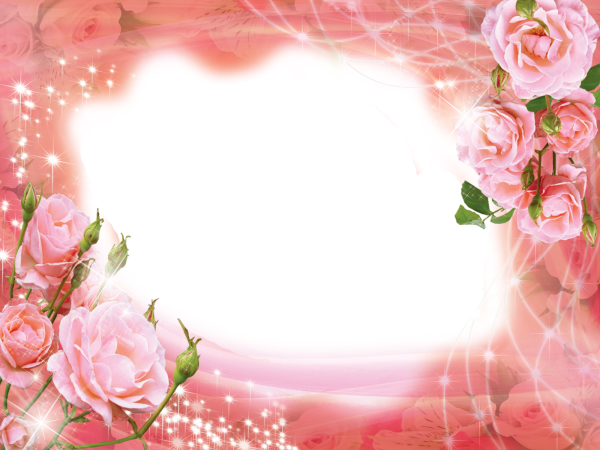 Фоторамка с розами