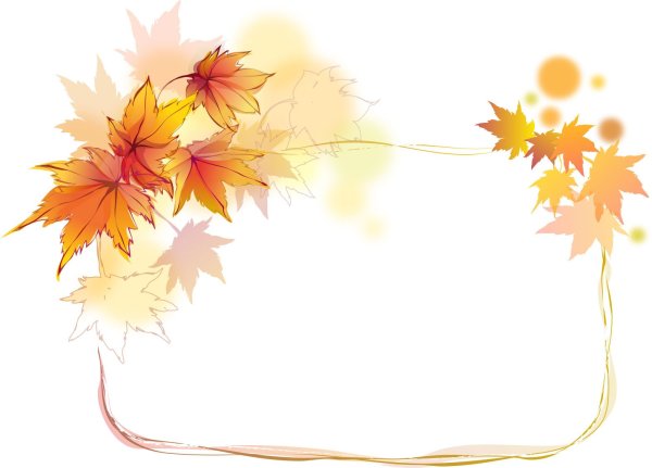 Осенний фон для пригласительных