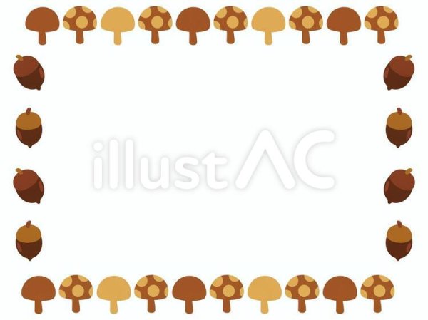 Рамки с грибами для оформления текста