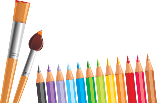 Кисть карандашом