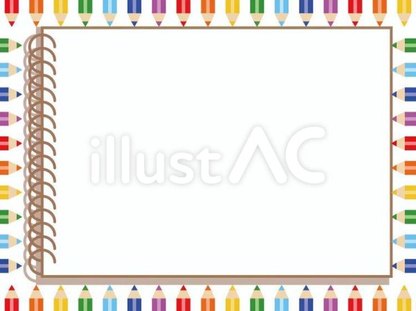 Рамка карандаши на прозрачном фоне