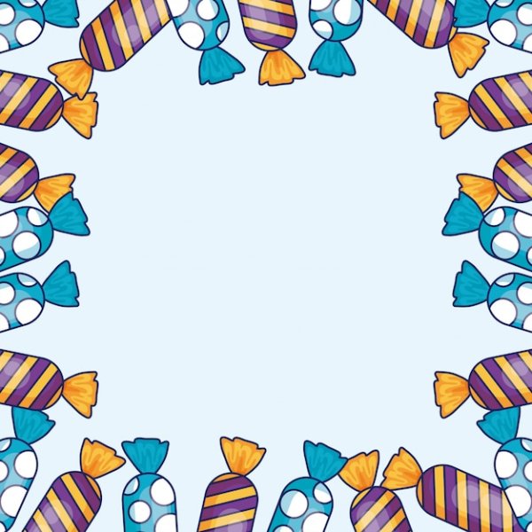 Рамка с фантиками