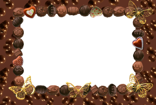 Фоторамка с конфетами