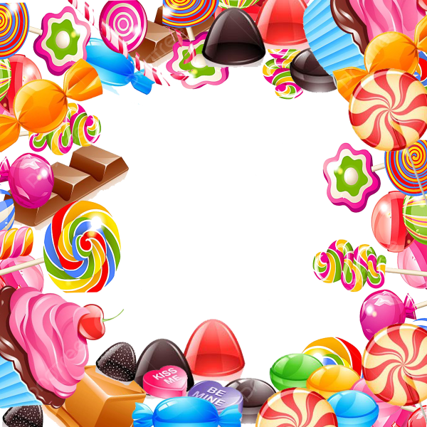Рамка из сладостей