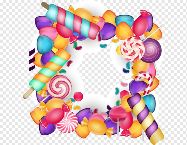 Фоторамка с конфетами