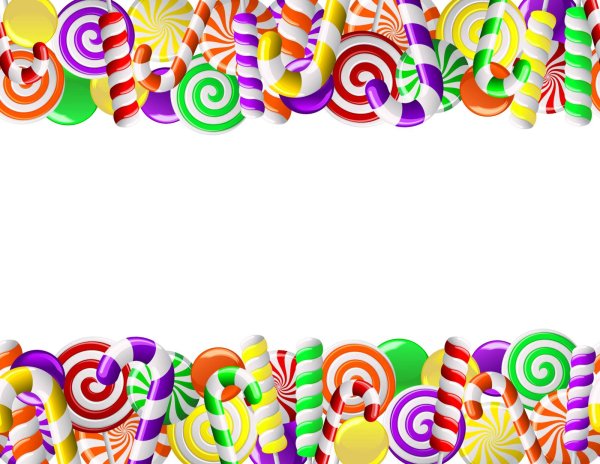 Рамка из карамелек