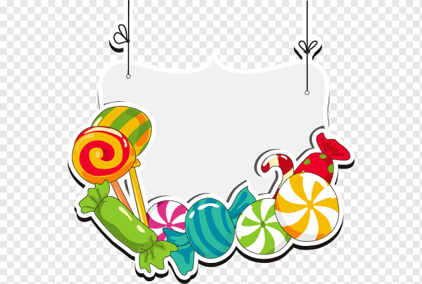 Векторные рамки конфеты