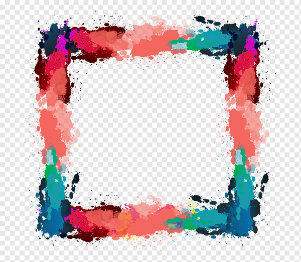 Рамка из красок