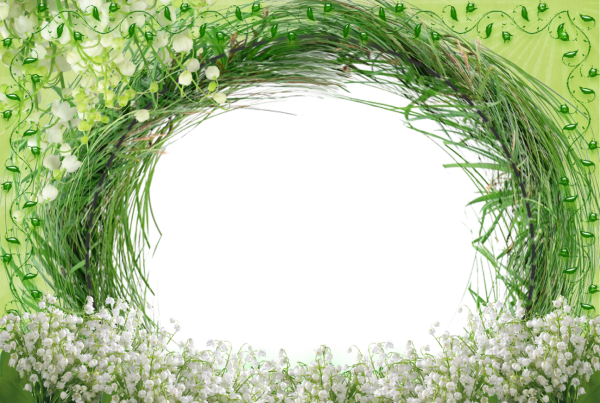 Май Ландыши рамка