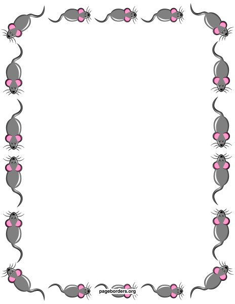 Рамка из мышек