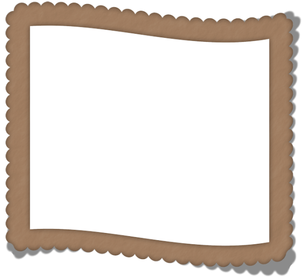 Рамка с резными краями