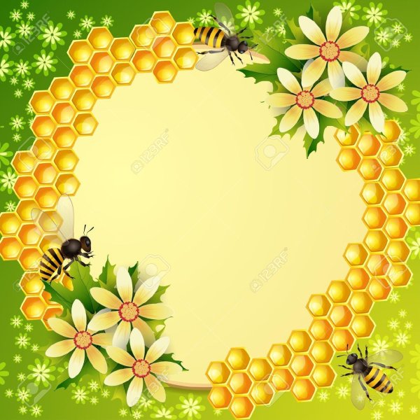 Рамочки с пчелой