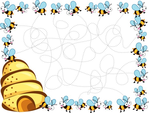 Рамка пчелки