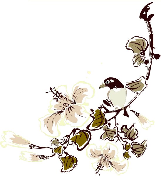 Фон с птицами для текста