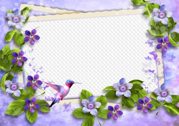 Красивая Весенняя рамка
