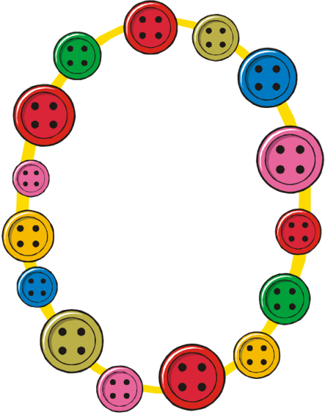 Рамки для детей пуговицы