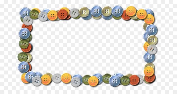 Рамка из пуговиц