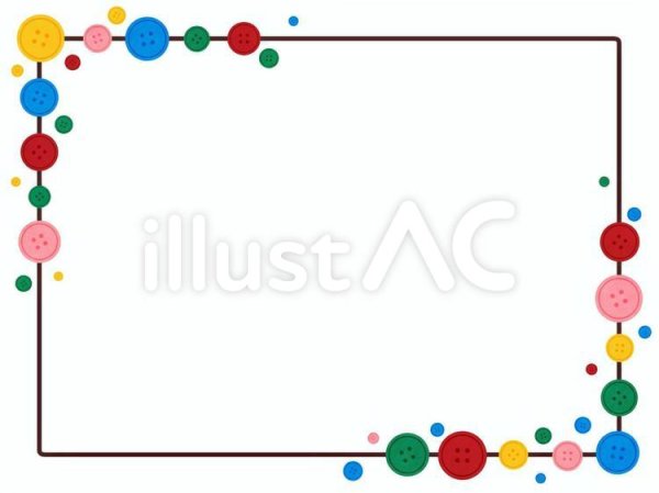 Рамка с пуговицами для текста