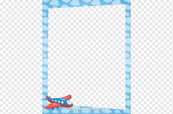 3d border Aqua PNG