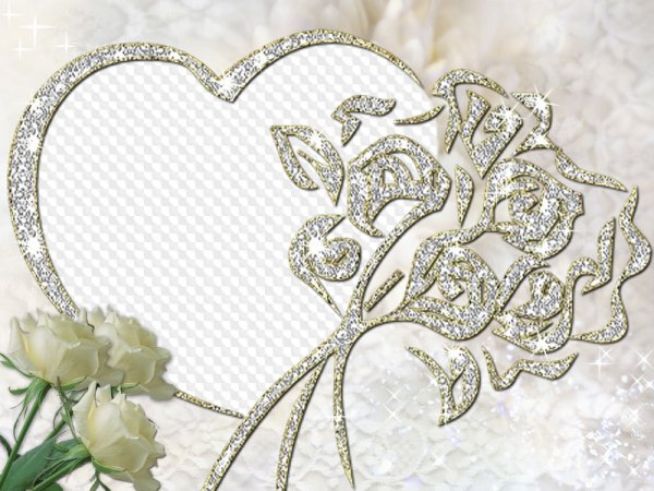 Бриллиантовые Свадебные рамки