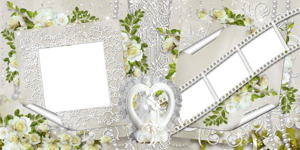 Свадебный фон для фотокниги