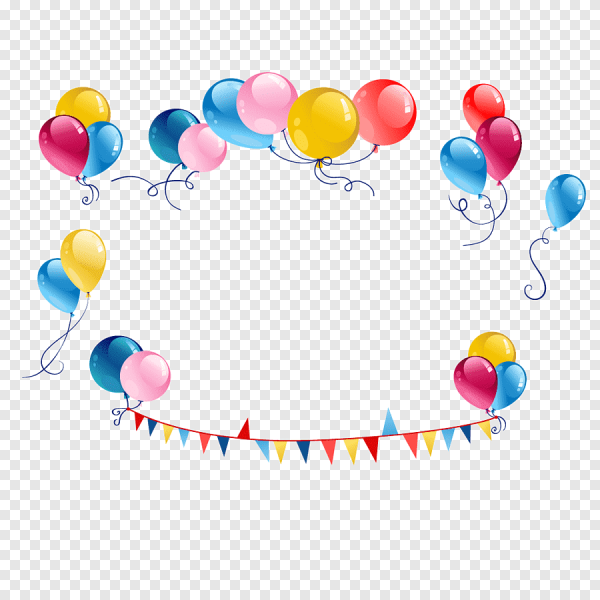 Праздничные рамки с шариками