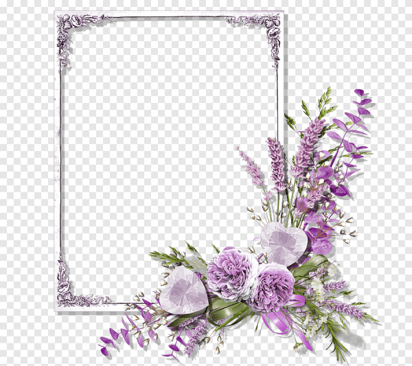 Рамка сирень