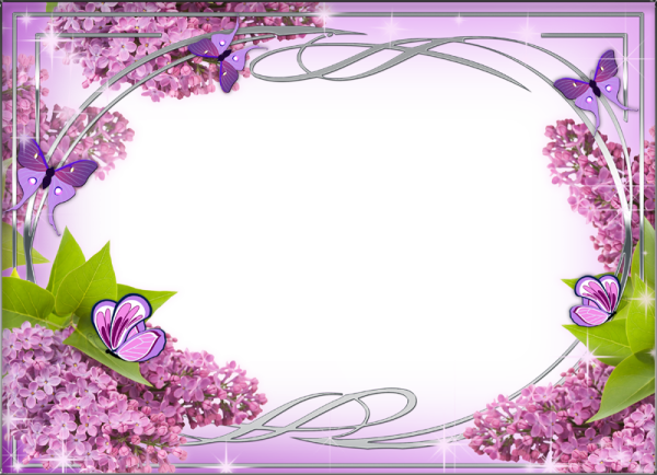 Фоторамка сирень