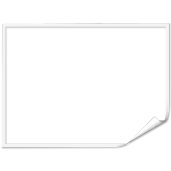 Белая рамка без фона